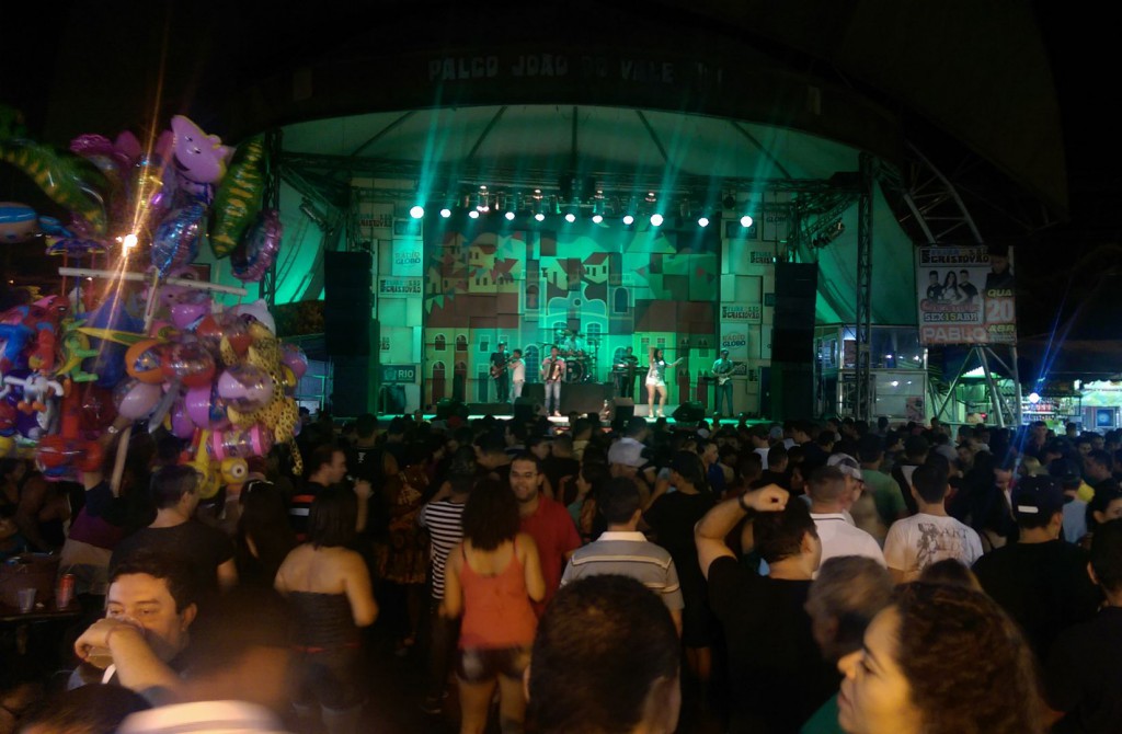 Hauptbühne im Campo de São Christovão